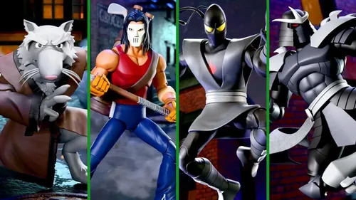 忍者神龟系列动作模型展示