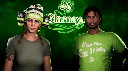 GTA Online圣帕特里克节特别时尚装扮