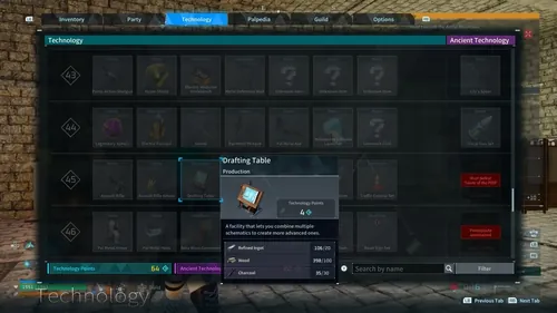 Palworld游戏界面截图