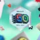 微软50周年庆典动态背景图片