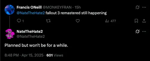 《辐she3重制版开发中，但短期内难见踪影-游戏重制最新消息》