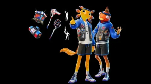 《堡垒之夜新NBA皮肤让鱼骨头戴上篮球头》——Fortnite很新NBA皮肤增强角色造型，增添趣味篮球元素
