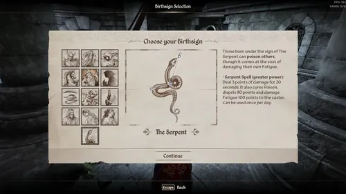 《天际：重制版》出生签名角色截图