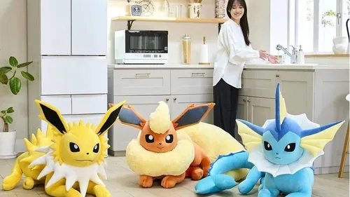 宝可梦中心必真伊布玩偶收藏总价超3200美元，精美伊布毛绒玩具全套购买指南