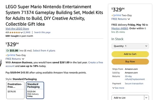 乐高NES套装模型展示