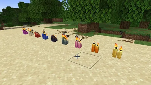 《我的世界》蜡烛装饰效果