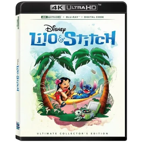 原版《莉洛与斯蒂奇》4K蓝光新版本在亚马逊补货折扣促销