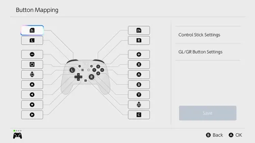 Nintendo Switch 2 控制器设置界面