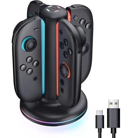 任天堂Switch 2 Joy-Con 2充电站示意图