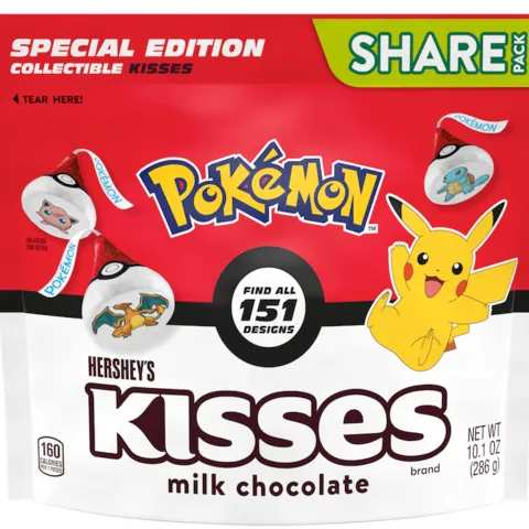 Hershey's Kisses Pokemon 特别版包装图片