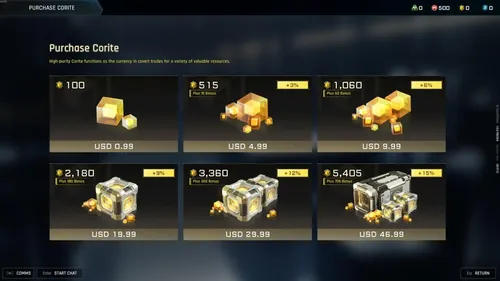 机械突破游戏截图，展示不同机甲设定