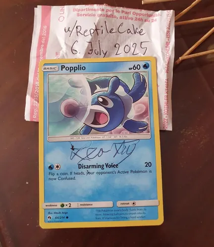 教晃莱奥波普利奥神奇宝贝梗成真：教晃签名粉丝卡片引爆网络