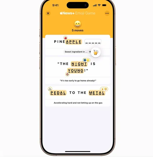 Apple News+ 推出《表情符号游戏》