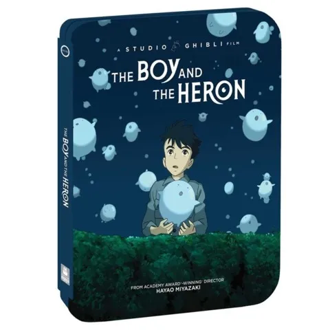 宫崎骏动画电影《向往的 Heron》4K蓝光钢封背面封面图