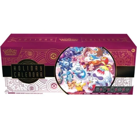 宝可梦交易卡片游戏2025假日日历主图
