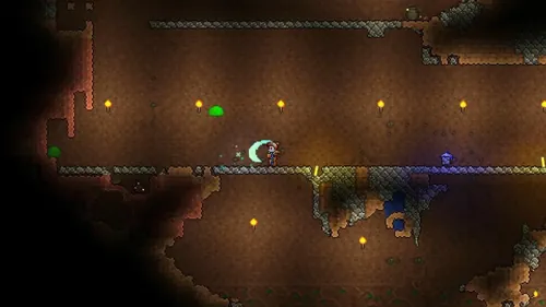  Terraria游戏截图，展现多样的近战武器