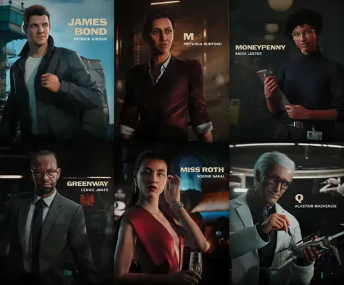 《007 首光》游戏宣传图，展示主角詹姆斯·邦德