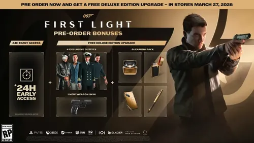 新詹姆斯·邦德游戏007：第一光发布日期、预告片、演员阵容及详细信息