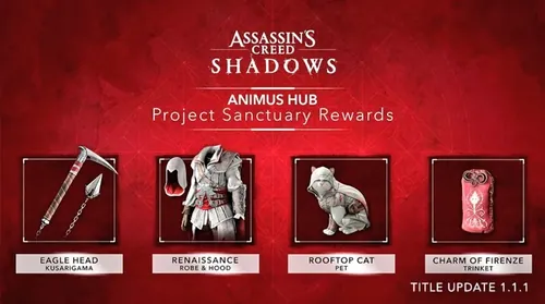 刺客信条：暗影新增众望所归的猫装艾奇造型解析