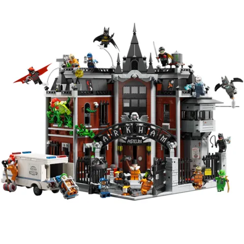 乐高DC蝙蝠侠阿卡汉精神病院模型