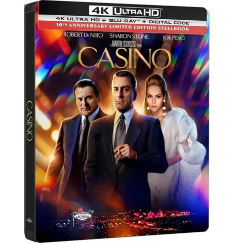 赌场30周年纪念限量版钢铁书4K蓝光封面