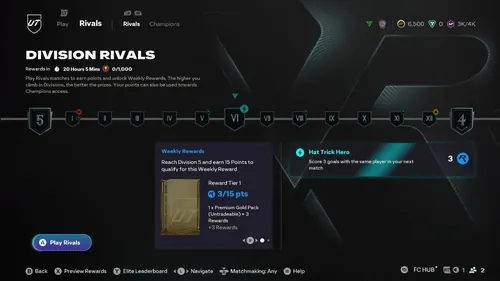 EA Sports FC 26 分区对抗奖励图示