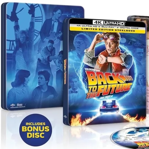 《回到未来》系列限量版钢铁书封面