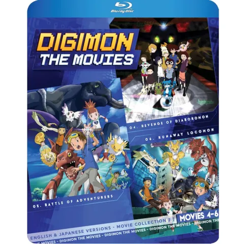 数码宝贝电影4-6蓝光收藏套装已在亚马逊预售|数码宝贝电影收藏专区