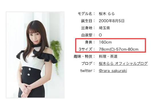 艺人桜木らら写真