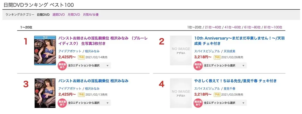 相泽南出演作品封面